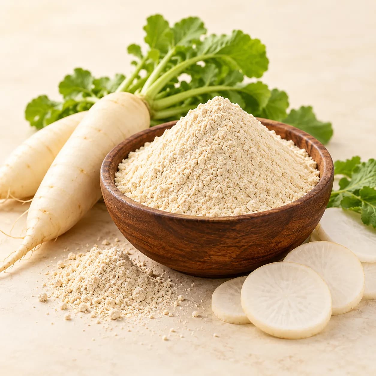 Dehydrated White Radish Powder (Mooli)